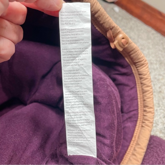 Fabletics Mallory Quarter Zip Fleece Sherpa Pullover Purple Burgundy Medium - Picture 7 of 9